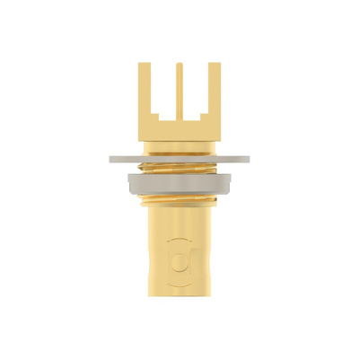 TE Connectivity 2446153 Series, jack Panel Mount BNC Connector, PCB Termination, Straight Body