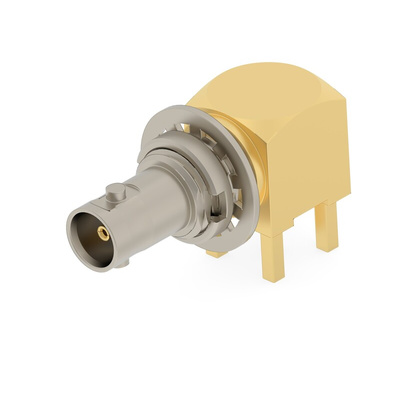 TE Connectivity 2446155 Series, jack Panel Mount BNC Connector, PCB Termination, Straight Body