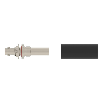 TE Connectivity 2446194 Series Plug Panel Mount BNC Connector, Crimp Termination, Straight Body