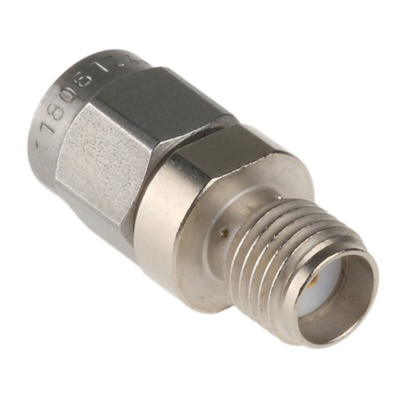 50Ω RF Attenuator Straight SMA Connector SMA Plug to Socket 6dB, Operating Frequency 6GHz