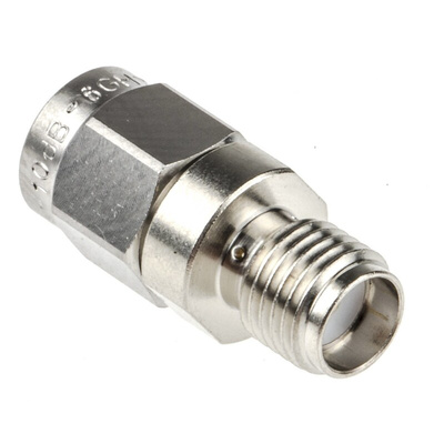 50Ω RF Attenuator Straight SMA Connector SMA Plug to Socket 10dB, Operating Frequency 6GHz