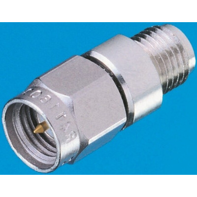 50Ω RF Attenuator Straight SMA Connector SMA Plug to Socket 20dB, Operating Frequency 6GHz