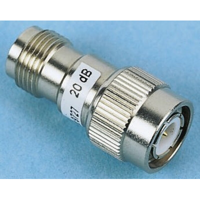 50Ω RF Attenuator Straight TNC Connector TNC Plug to TNC Socket 3dB, Operating Frequency 3GHz