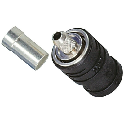 Tajimi Electronics, Plug Cable Mount BNC Connector, 50Ω, Crimp Termination, Straight Body