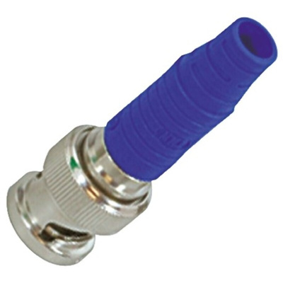 Tajimi Electronics, Plug Cable Mount BNC Connector, 50Ω, Crimp Termination, Straight Body