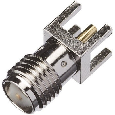 Yuetsu, jack PCB Mount SMA Connector, Solder Termination, Straight Body