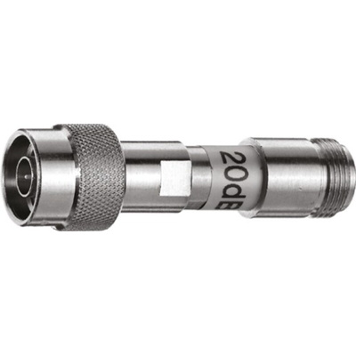 50Ω RF Attenuator N Connector N Plug to N Socket 10dB, Operating Frequency 1GHz