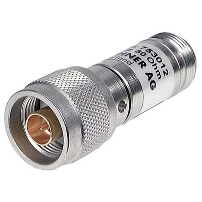50Ω RF Attenuator N Connector N Plug to N Socket 0.5 dB, 6 dB, Operating Frequency 12.4GHz