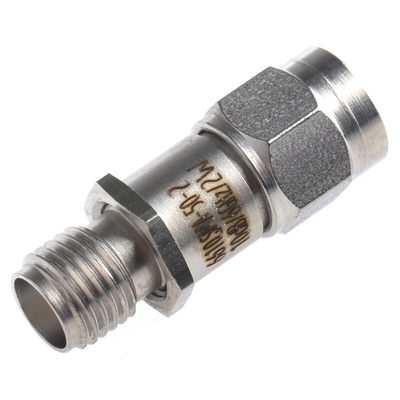 50Ω RF Attenuator SMA Connector SMA Plug to Socket 10dB, Operating Frequency DC → 6GHz