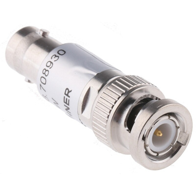 50Ω RF Attenuator BNC Connector BNC Plug to BNC Socket 1 dB, 30 dB, Operating Frequency 4GHz