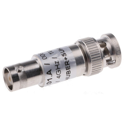 50Ω RF Attenuator BNC Connector BNC Plug to BNC Socket 1 dB, 30 dB, Operating Frequency 4GHz