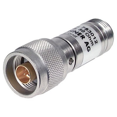 50Ω RF Attenuator N Connector N Plug to N Socket 1 dB, 30 dB, Operating Frequency 12.4GHz