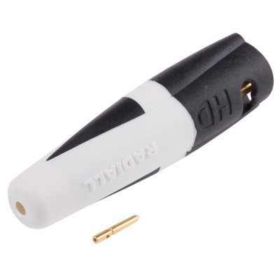 Radiall, Plug Cable Mount BNC Connector, 75Ω, Crimp Termination, Straight Body