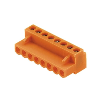 Weidmuller Barrier Strip, 12 Contact, 5.08mm Pitch, 1 Row, 14A, 400 V, Screw Down Termination