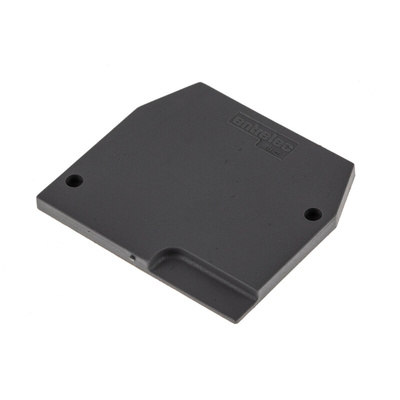 Entrelec FEM Series End Cover for Use with DIN Rail Terminal Blocks