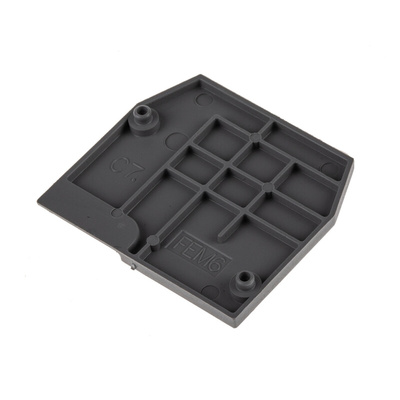Entrelec FEM Series End Cover for Use with DIN Rail Terminal Blocks