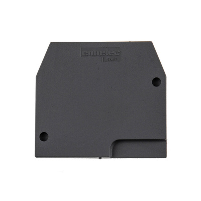 Entrelec FEM Series End Cover for Use with DIN Rail Terminal Blocks