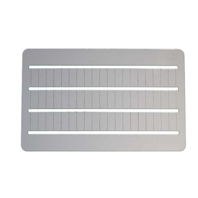 RS PRO Marking Card with Strips for Use with Feed Through Terminal Block