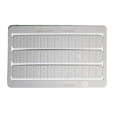 RS PRO Marking Card with Tags for Use with Feed Through Terminal Block