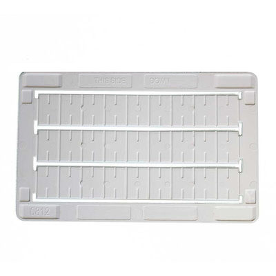 RS PRO Marking Card with Tags for Use with Feed Through Terminal Block
