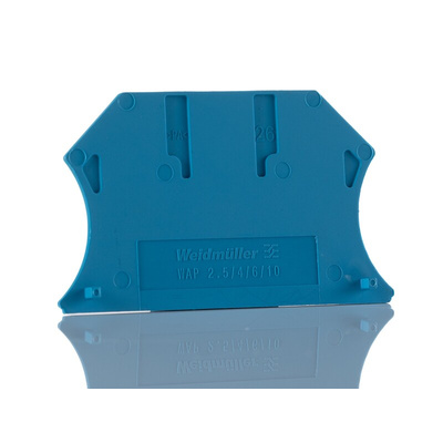 Weidmuller W Series End Cover for Use with DIN Rail Terminal Blocks, ATEX