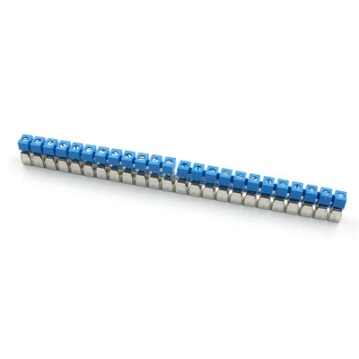 RS PRO Insulated Screw Jumper for Use with RS PRO Full 4 Terminal Blocks, 50A