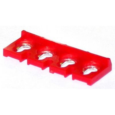 RS PRO Insulated Slider Jumper for Use with RS PRO TEST6 Terminal Blocks, 45A