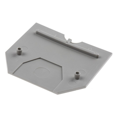 RS PRO End Cover for Use with DIN Rail Terminal Blocks