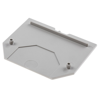 RS PRO End Cover for Use with DIN Rail Terminal Blocks