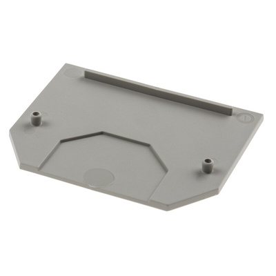 RS PRO End Cover for Use with DIN Rail Terminal Blocks