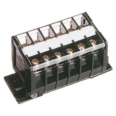 Toyogiken Barrier Strip, 8mm Pitch, 20A, 600 V, Screw Down Termination