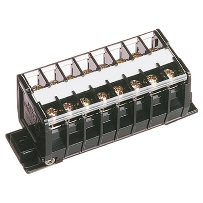 Toyogiken Barrier Strip, 8mm Pitch, 20A, 600 V, Screw Down Termination
