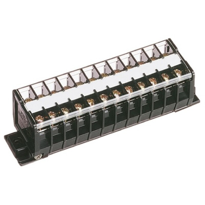 Toyogiken Barrier Strip, 8mm Pitch, 20A, 600 V, Screw Down Termination