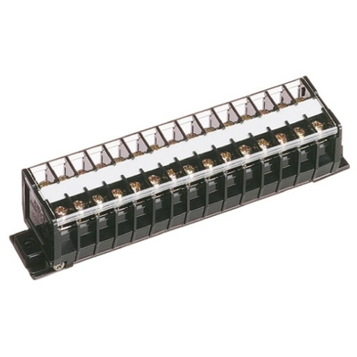 Toyogiken Barrier Strip, 8mm Pitch, 20A, 600 V, Screw Down Termination