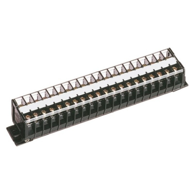 Toyogiken Barrier Strip, 8mm Pitch, 20A, 600 V, Screw Down Termination