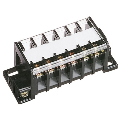 Toyogiken Barrier Strip, 7mm Pitch, 15A, 250 V, Screw Down Termination