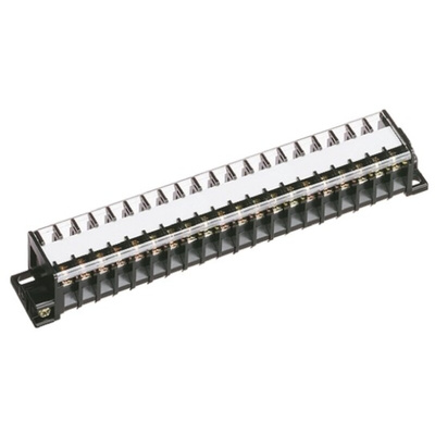 Toyogiken Barrier Strip, 7mm Pitch, 15A, 250 V, Screw Down Termination