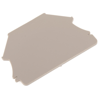 Weidmuller W Series End Cover for Use with DIN Rail Terminal Blocks