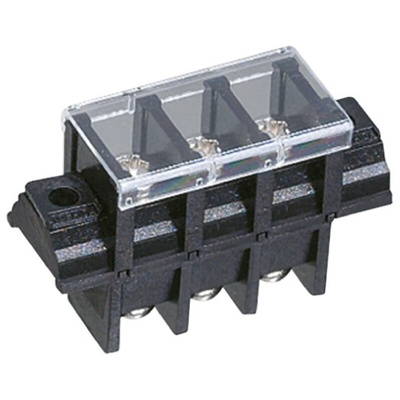 Yoshida Electric Industry Barrier Strip, 11mm Pitch, 20A, 250 V, Screw Down Termination