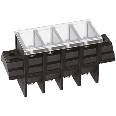 Yoshida Electric Industry Barrier Strip, 16mm Pitch, 60A, 600 V, Screw Down Termination