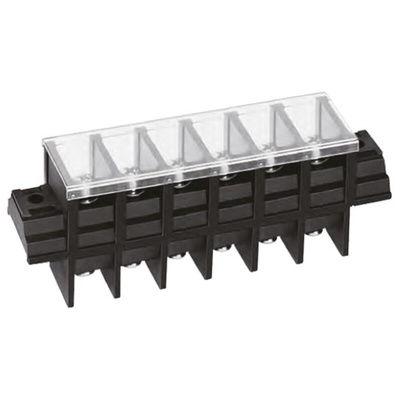 Yoshida Electric Industry Barrier Strip, 16mm Pitch, 60A, 600 V, Screw Down Termination