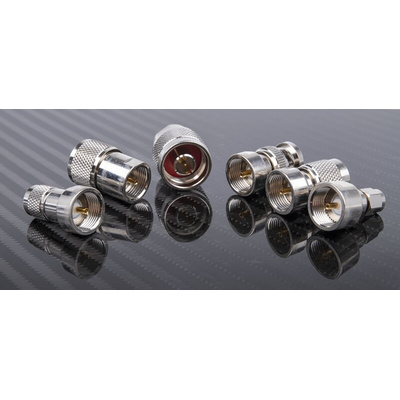 RS PRO RF Connector Kit RF Coaxial Inter Series Adapter Kit 30 RF Coaxial Adapters for Interconnecting BNC, UHF, Mini