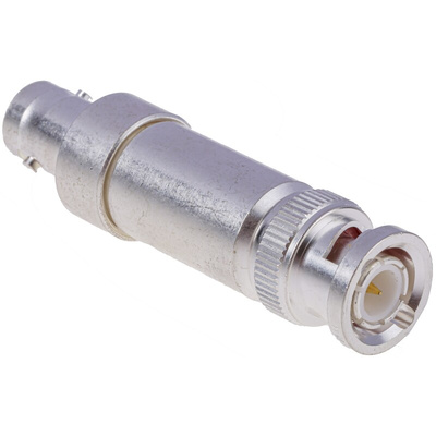 RS PRO 50Ω Straight BNC RF Terminator, Through Hole, 0 → 0.5GHz, 2W Average Power Rating
