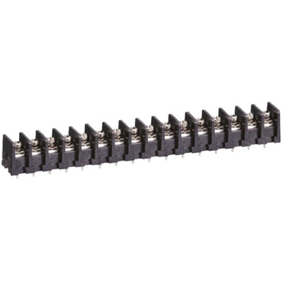 Sato Parts Barrier Strip, 16 Contact, 7.62mm Pitch, 1 Row, 10A, 250 V, Solder Termination
