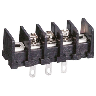 Sato Parts Barrier Strip, 3 Contact, 7.62mm Pitch, 1 Row, 10A, 250 V