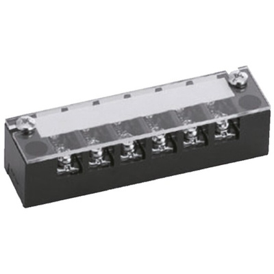 Sato Parts Barrier Strip, 10mm Pitch, 15A, 300 V, Screw Down Termination