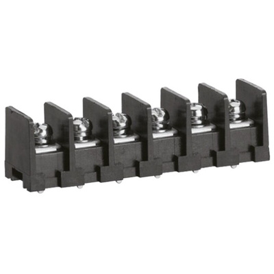 Sato Parts Barrier Strip, 10.16mm Pitch, 15A, 250 V, Screw Down Termination