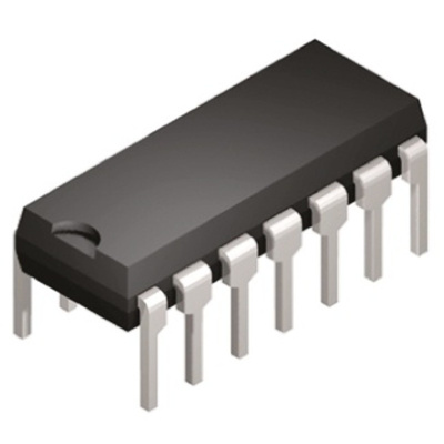 Texas Instruments SN74ACT74N Dual D Type Flip Flop IC, 14-Pin PDIP