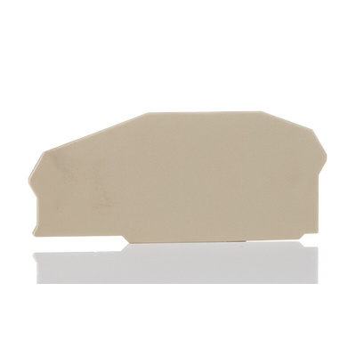 RS PRO End Cover for Use with ZRK Series Terminal Block, ZSL Series Terminal Block