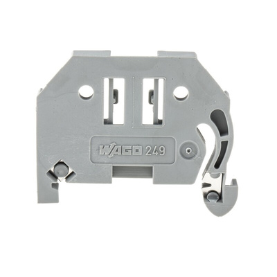 Wago 249 Series End Stop for Use with DIN Rail 35